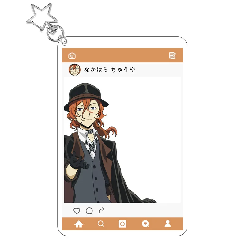 1 шт в виде милого героя аниме Бунго бродячих Брелоки для ключей собаки дазай