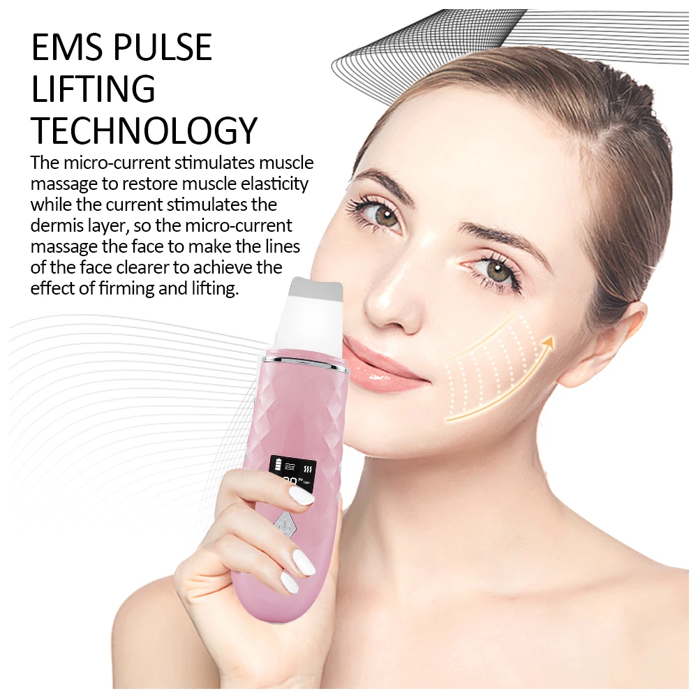 Аппарат Ультразвуковой светодиодный для удаления морщин и черных