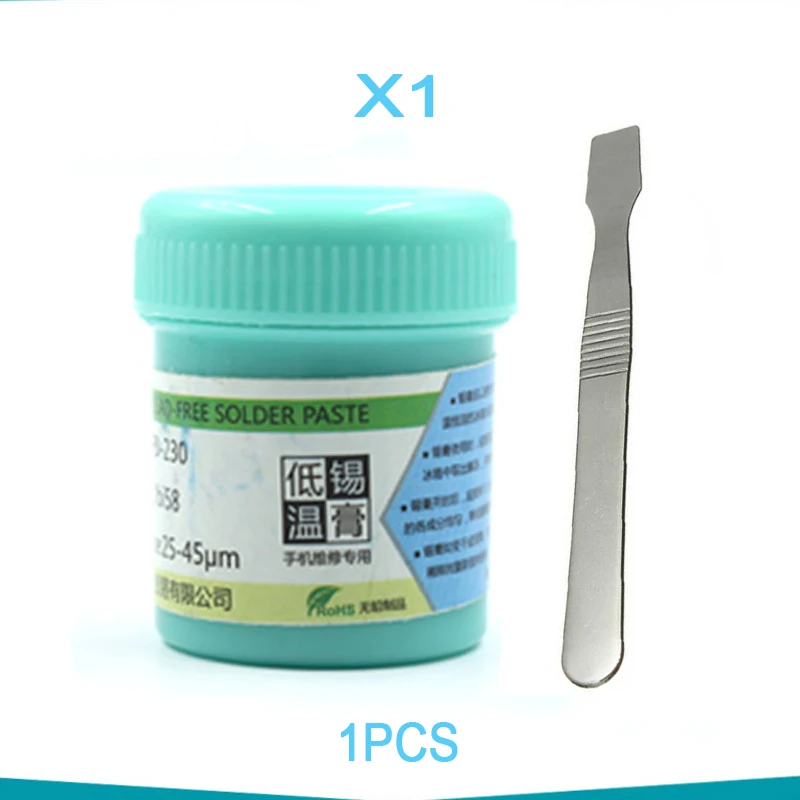 Низкотемпературная паяльная паста 138 Оловянная с перемешивающей пастой