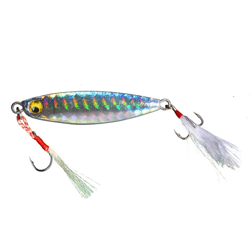 

2020 Metal Jig Fishing Lures Weights 7-20g jigs Articulos De Pesca Fishing Accessorie Sisca Artificial Fish Lure Kit Bass Lure