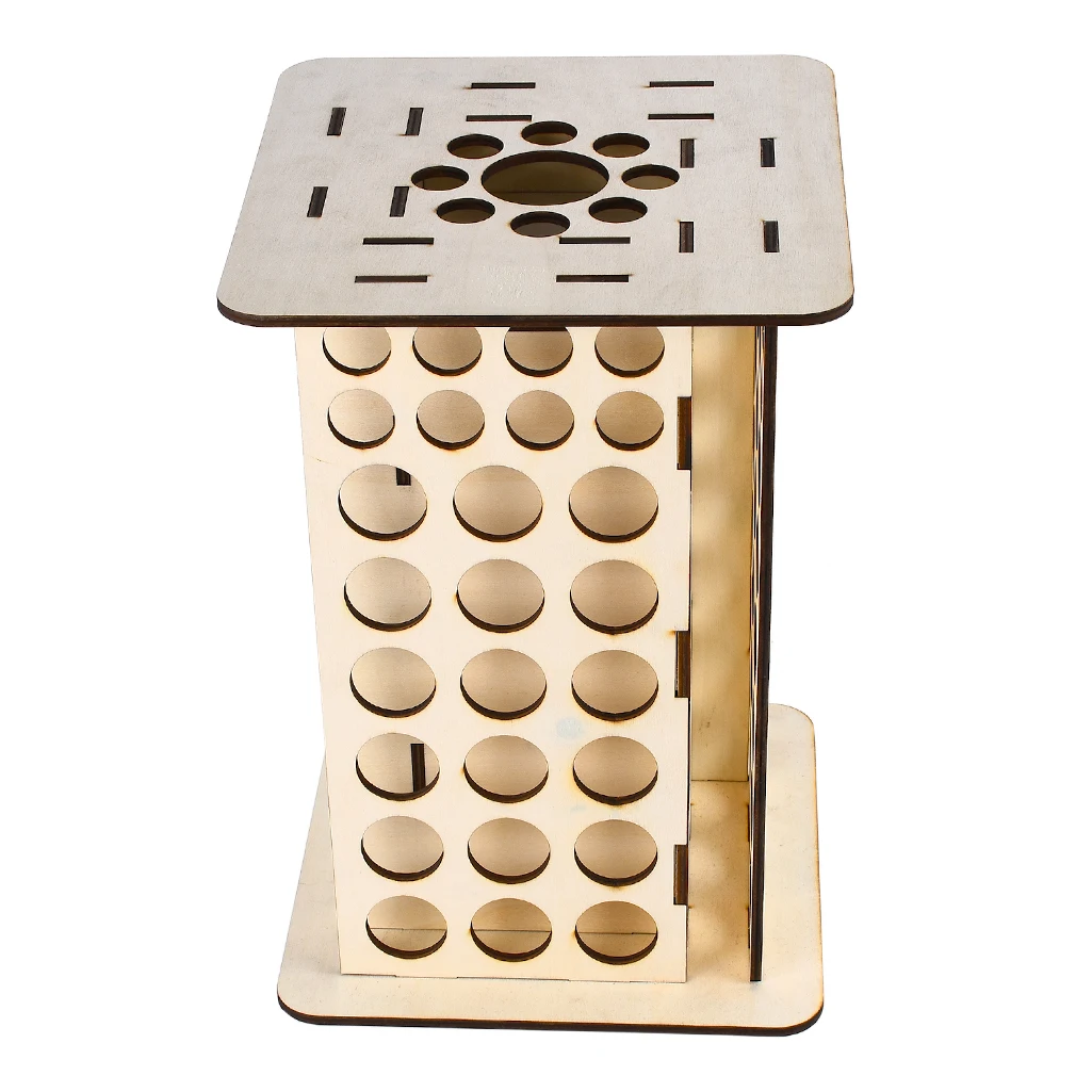 Настенная стойка для краски держит 113 отверстия живопись Эфирное кисточки