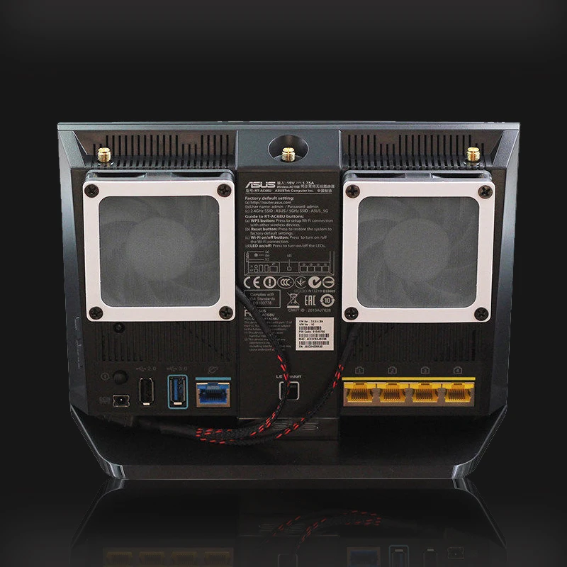 Новый AC68U AC86U EX6200 Tenda AC15 AC1900P маршрутизатор 7 см вентилятор тепловыделения