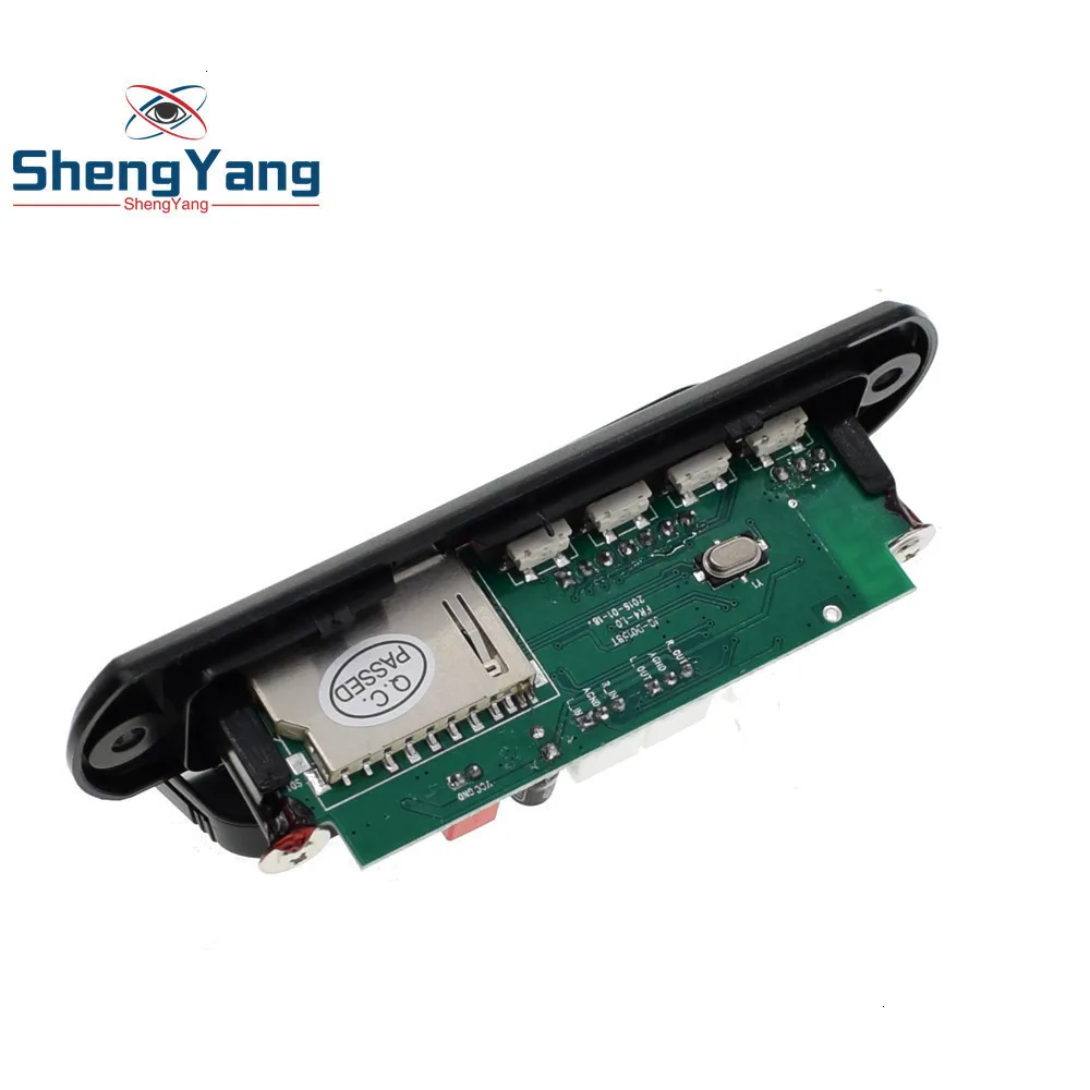 Новое поступление 1 шт. ShengYang беспроводной Bluetooth 12 в MP3 WMA декодер доска аудио модуль USB TF радио для автомобиля аксессуары