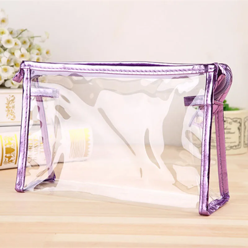 Прозрачная портативная женская сумка-Органайзер для косметики косметичка