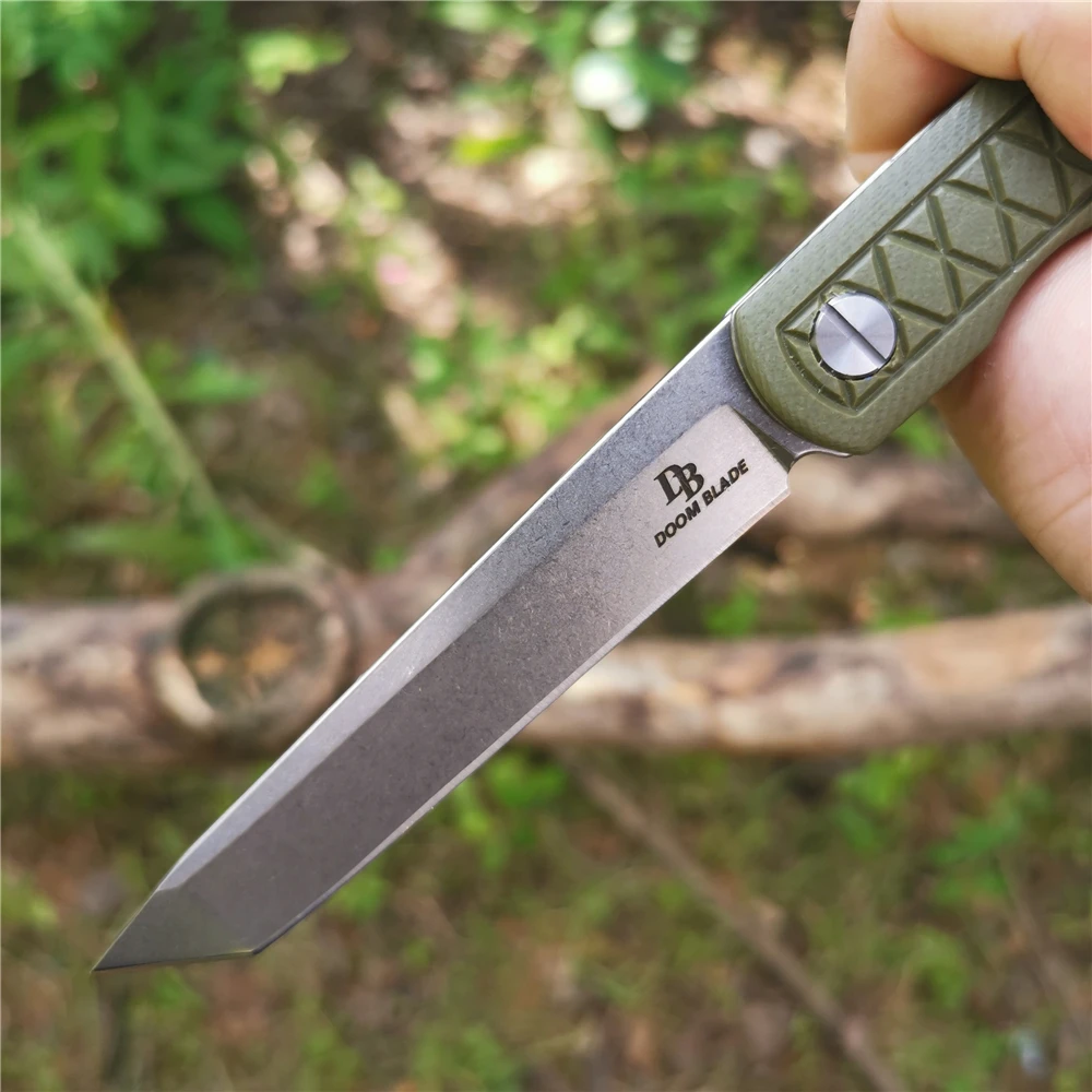 Нож для выживания дикой природы Ручка G10 высокой твердости складной нож 60 61HRC
