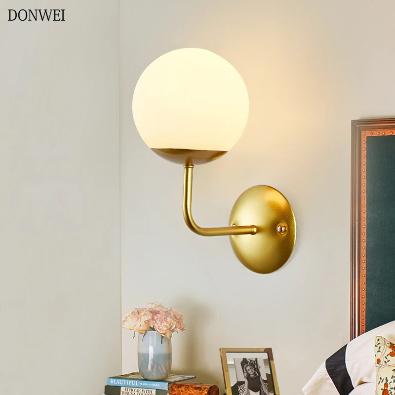 Современный светодиодный настенный светильник в скандинавском стиле E27