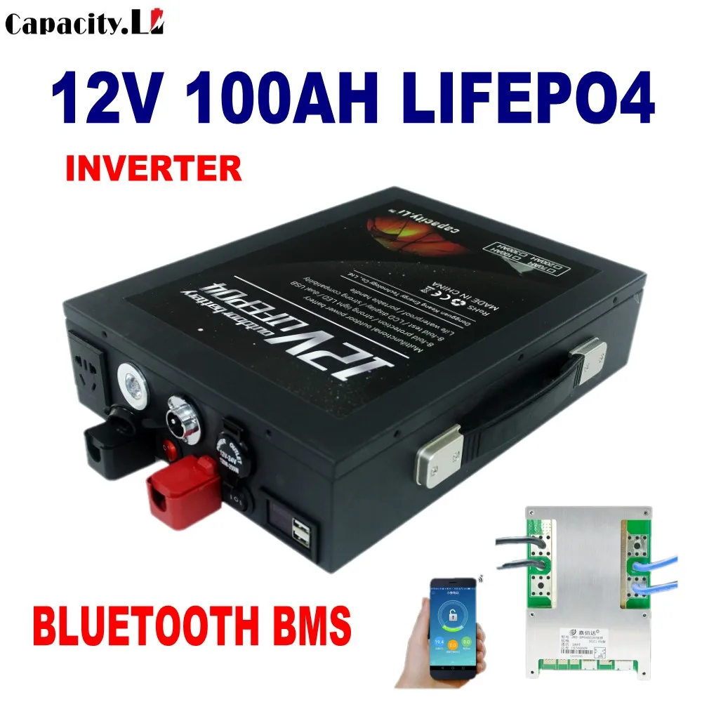 12 В литиевая батарея LiFePo4 литий железо фосфат 8 40ah 120ah с BMS доской + отправить