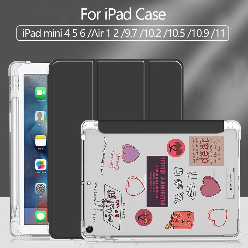 

LAZERMUR Case For iPad Air 4 10.9 Air 2 2021 For iPad Pro 11 10.5 10.2 7th 8th Gen mini 6 9.7 inch Tablet Case Fund