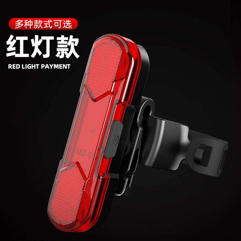 

USB Rechargeable Bicycle Light Warning Mtb Road Bike Light Waterproof Safety Luces Para Bicicleta Night Riding Equipment ED50DD