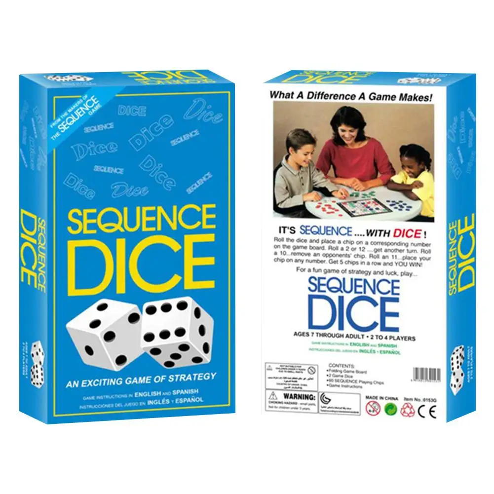 Игровой набор с картами Sequence прочные карты серии для покера игровые Игрушки