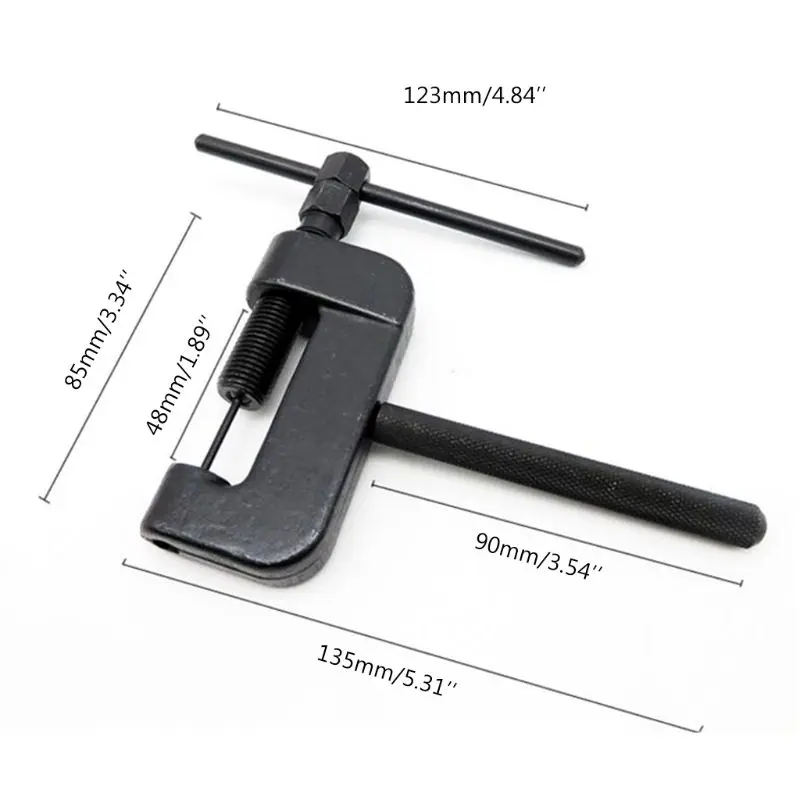 

157A Motorcycle Bike Chain Cutter Tool Set Riveting Breaker with Carrying Case Perfect for Motorcycle Dirt-Bike ATV Cam