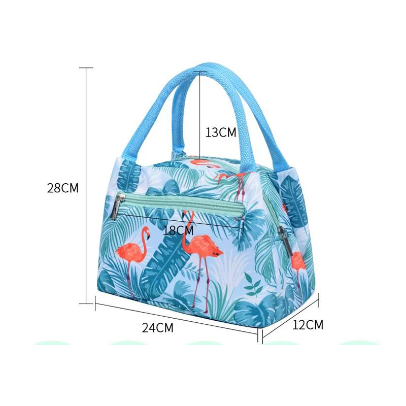 

Insulated Lunch Bags For Women Men Kids Canvas Zipper Cute Waterproof Thermal Picnic Tote Lunch Cooler Food Box Bags Handbag