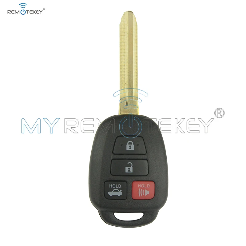 Дистанционный Автомобильный ключ Remtekey HYQ12BEL 4 кнопки 314 МГц FSK H чип TOY43 лезвие для