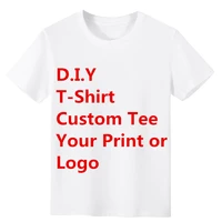 diy custom t shirts summer short sleeve o neck tee shirt design for dropping shipping and wholesale unisex top
