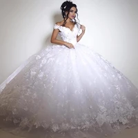 mariage dubai lace wedding dresses vintage ball gown arabic bridal gowns off shoulder lace up back floor length gorgeous