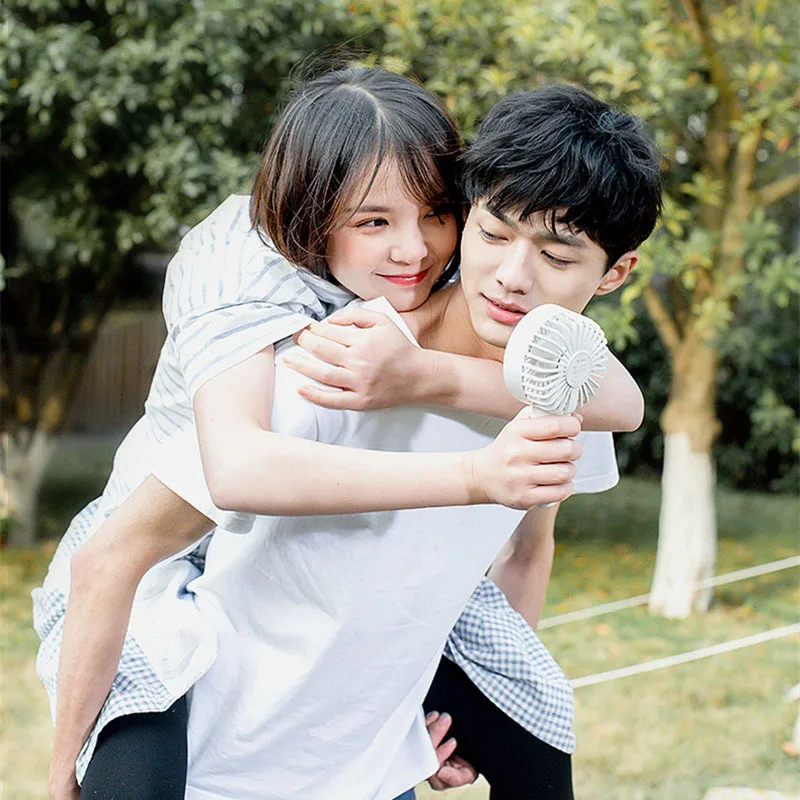 

Creative Portable Mini Handheld Fan USB Rechargeable Battery Personal Fan For Outdoor Travelling Officer Home Summer Air Cooler