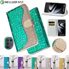 Блестящий чехол-кошелек для Samsung S21 5G чехол A51 A71 Примечание 20 Ультра 10 Pro S20 FE чехол с откидной крышкой для Galaxy S10 S9 плюс Блеск кожаный Капа