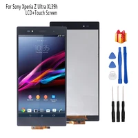 for sony xperia z ultra lcd touch screen digitizer for sony xperia z ultra display xl39h xl39 c6833 screen lcd display parts