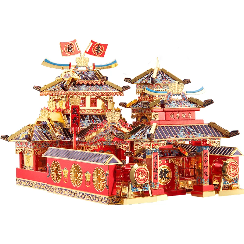 

Стальной GOLEM китайский стиль Shunfeng Дротика доска 3D лазерная вырезка сборка головоломки игрушки для взрослых 2020 новое поступление