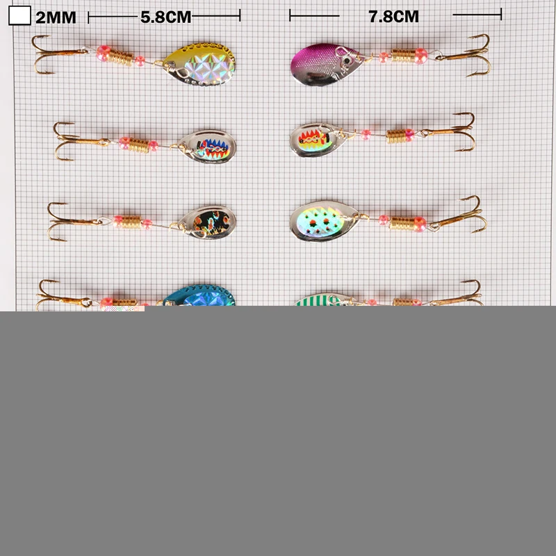 

30Pcs Lifelike Fishing Lures Rotating Lure Sequin Bait Set Fishing Fishing Gear Tackle J6R3