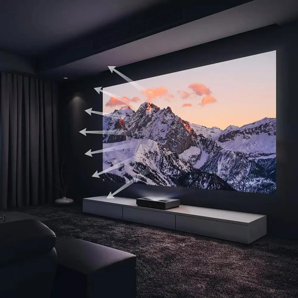 Лазерный проектор Fengmi TV 4K Cinema Pro 150 дюйма 2400 ANSI люменов 3G + 64 ГБ подсветка Smart Wifi
