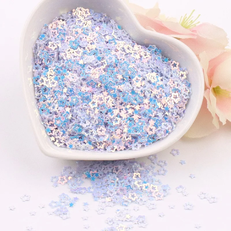 4 мм полые сливы блестки микс сверкающие мгновенной проявки Macaroon блестящее