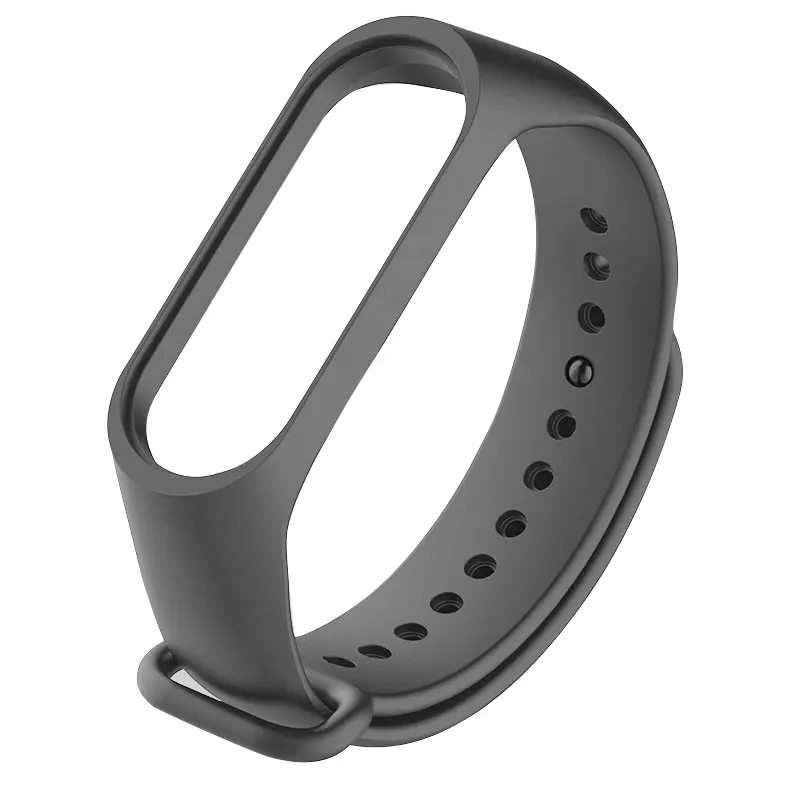 Цветной ремешок mi band 5/4 аксессуары для miband 5 сменный силиконовый умного браслета