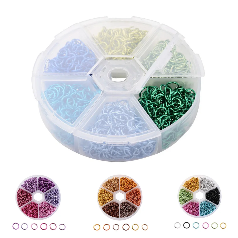 6 мм алюминиевое ожерелье с застежкой делая ссылку аксессуары компоненты открыть