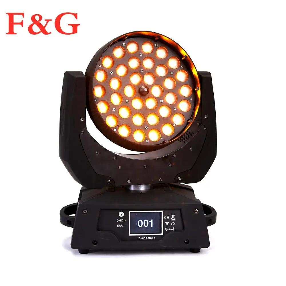 Бесплатная доставка dj foco lavado luz Lyre zoom головной свет 36x10 w led rgbw 4 в 1