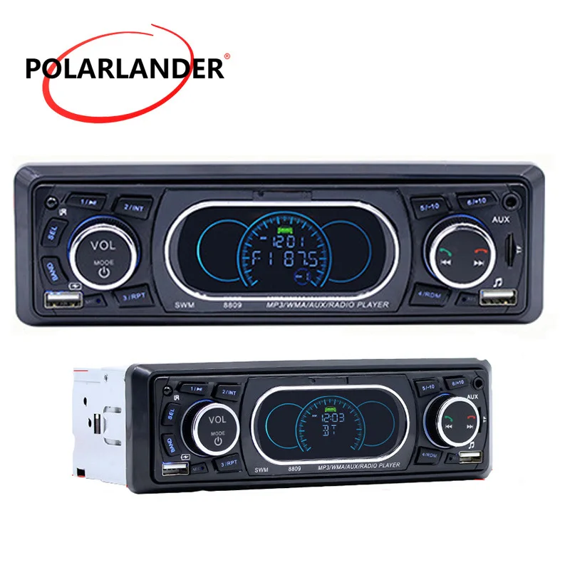 

Автомобильный радиоприемник, 1 Din, пульт дистанционного управления, автомобильный SWM 8809, Bluetooth, аудио, стерео, 12 В, SD карта, TD, MP3-плеер, USB, AUX, FM