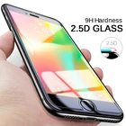 Твердое стекло 9H для iphone, защита экрана 6 6s 6plus 2.5D, не полностью закаленное стекло для iphone 4S 5S 7 7plus 8 8plus X XR
