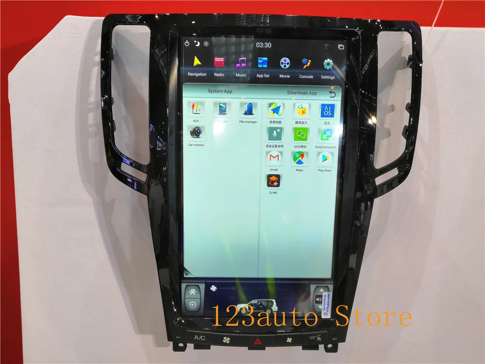13,6 ''Вертикальный стиль Android 8,1 Автомобильная dvd-навигационная система для infiniti G25 G37 2007-2013 carplay 7850IC ips 6 ядер 1,8 ГГц стерео