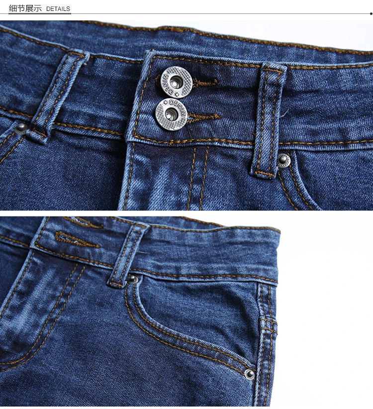 Женская длинная джинсовая юбка-карандаш Повседневная синяя юбка с высокой