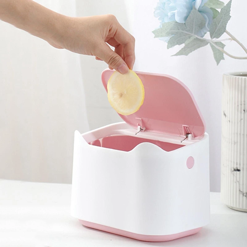 Настольная многофункциональная мини корзина для мусора ведро домашнего и