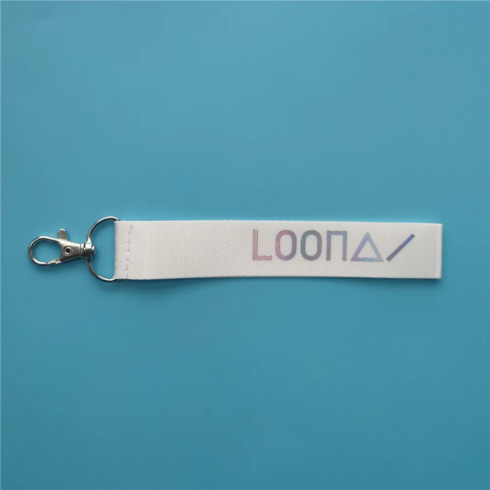 Брелок для ключей KPOP LOONA Hyun Jin Ha Одио ViVi Hee брелок мобильного телефона веревка