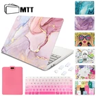 Чехол для ноутбука MTT Macbook Air 13 M1 Pro 13 14 15 16 дюймов с сенсорным баром ID мраморный чехол для ноутбука с клавиатурой США A2179 A2337