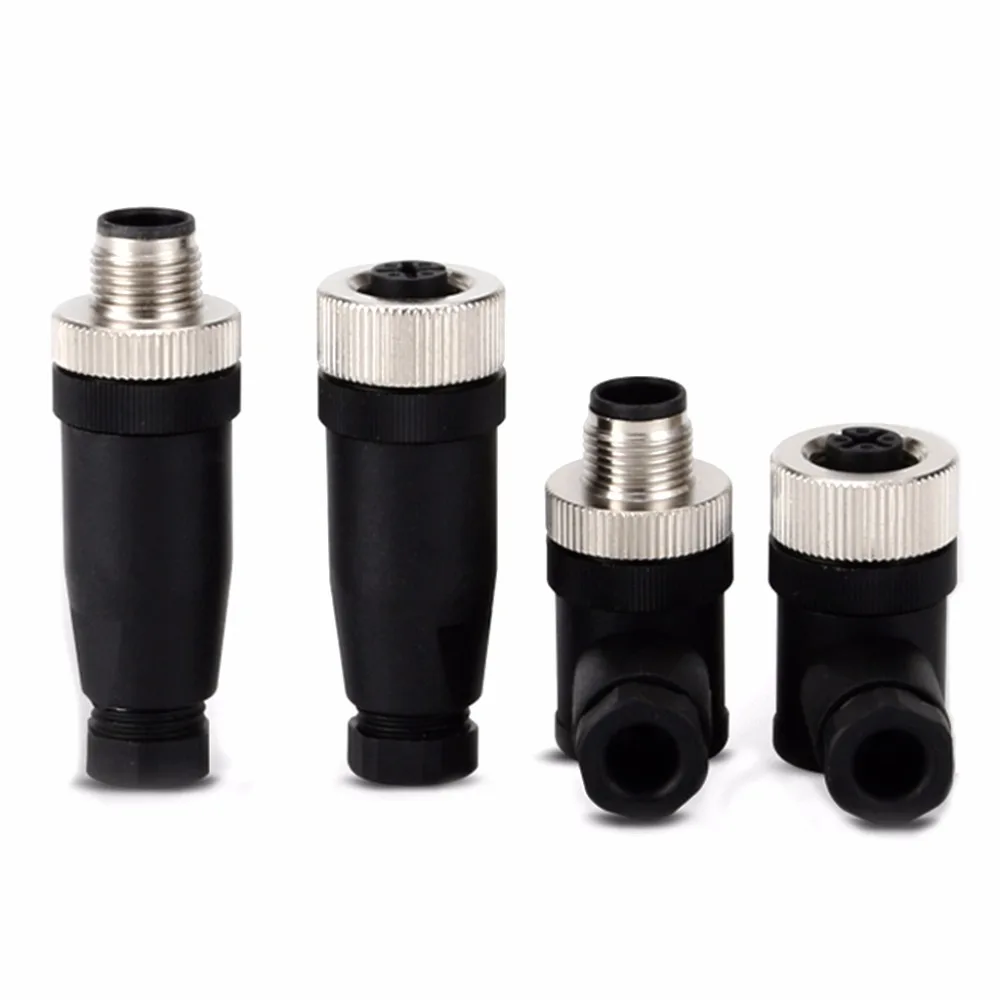 PG7 Сенсор разъем IP67 4/5/8 Pin мужской/женский прямой/правый угол M12 Plug | Обустройство