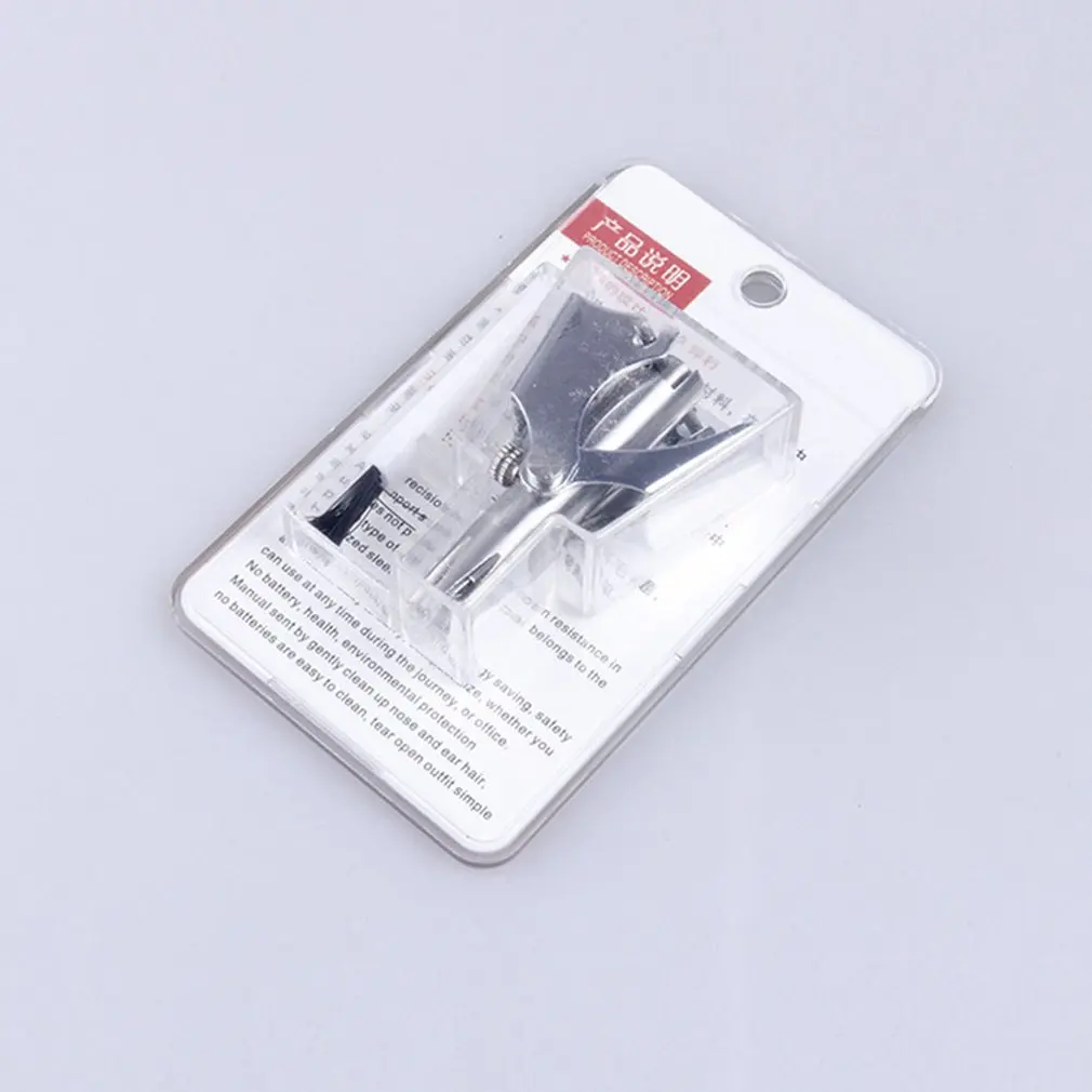 Es-108 ручной моющийся триммер для волос в носу мини механический маленький размер |