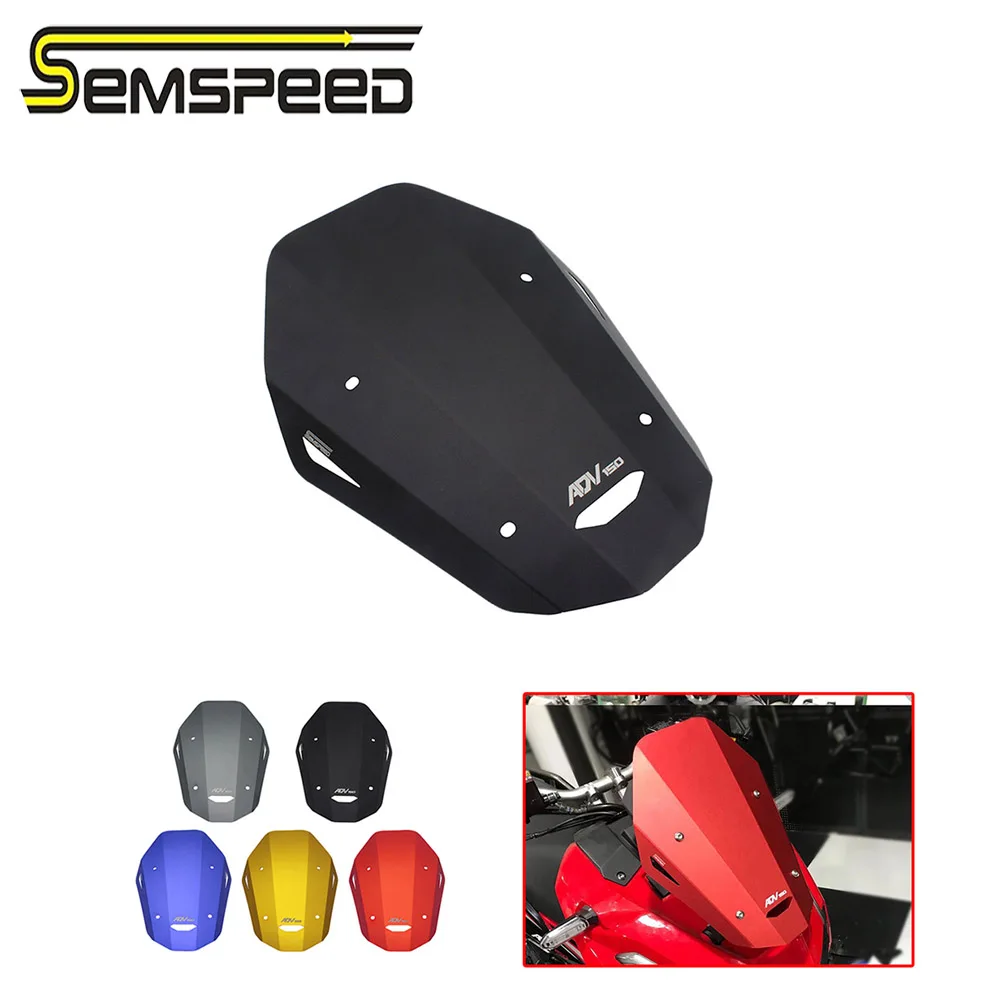 SEMSPEED мотоцикл ADV150 логотип CNC ветровое стекло Дефлектор козырек Крышка для Honda ADV 150