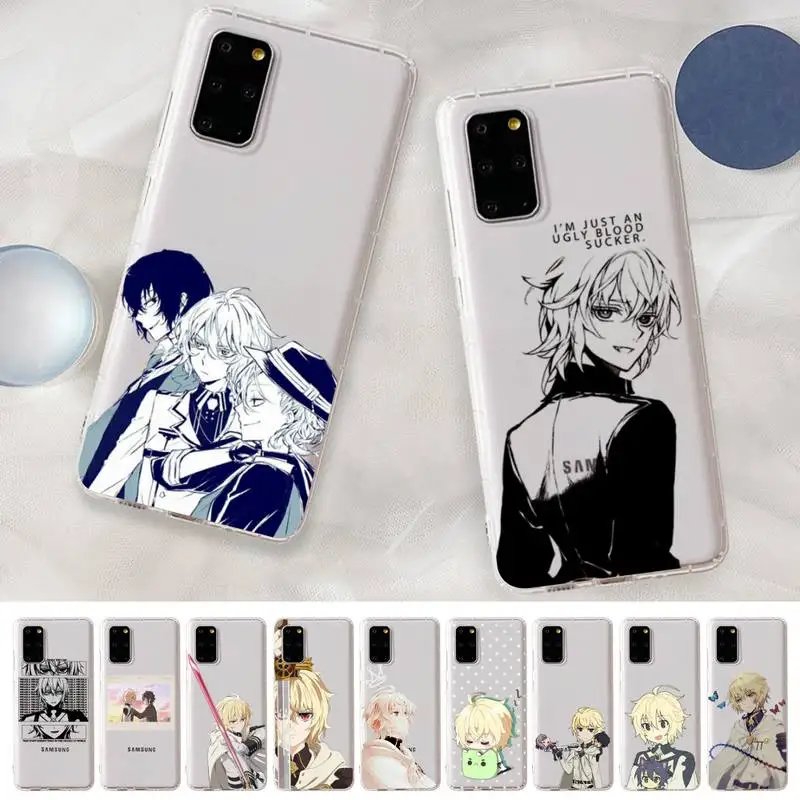 

Anime Seraph of the end Mikaela Hyakuya Phone Case For Samsung A 51 30s 71 21s 70 10 31 30 52 12 40 S20 21 plus lite UlTRA