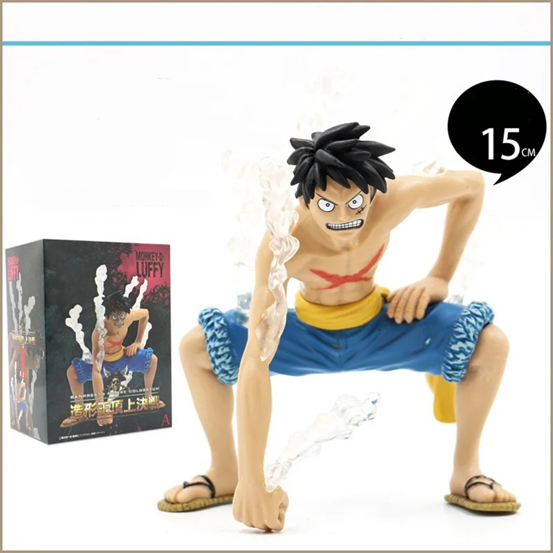 Фигурка Луффи из японского аниме New World Monkey D Luffy 15 см 2 цвета ПВХ экшн фигурки