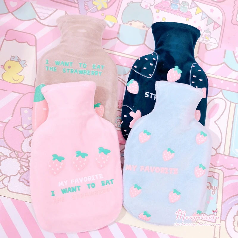 Симпатичная терапевтическая бутылка для горячей воды снятия стресса сумка с