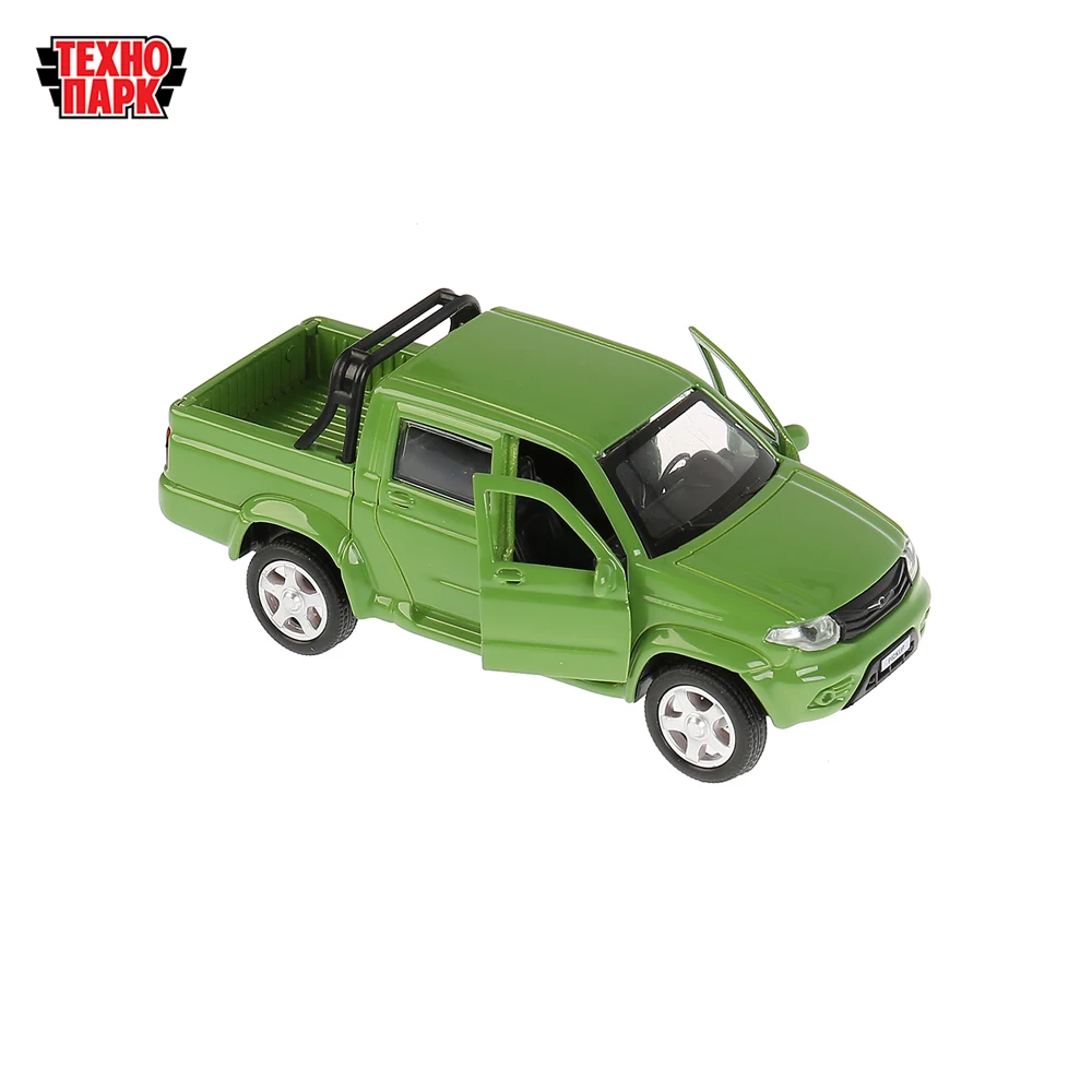 Машина металл ТЕХНОПАРК UAZ PICKUP длина 12см открываются двери инерционная