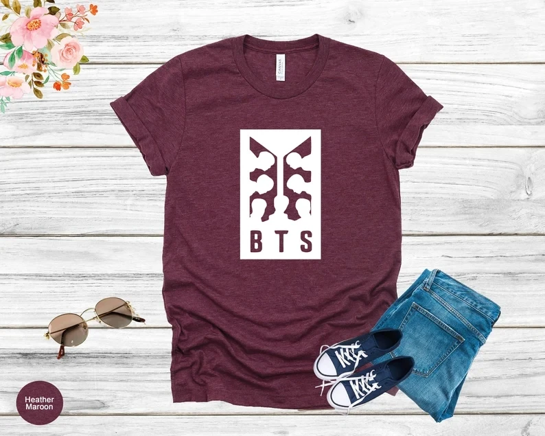 

Фанат армии, рубашки Bangtan Boys, Kpop Tee