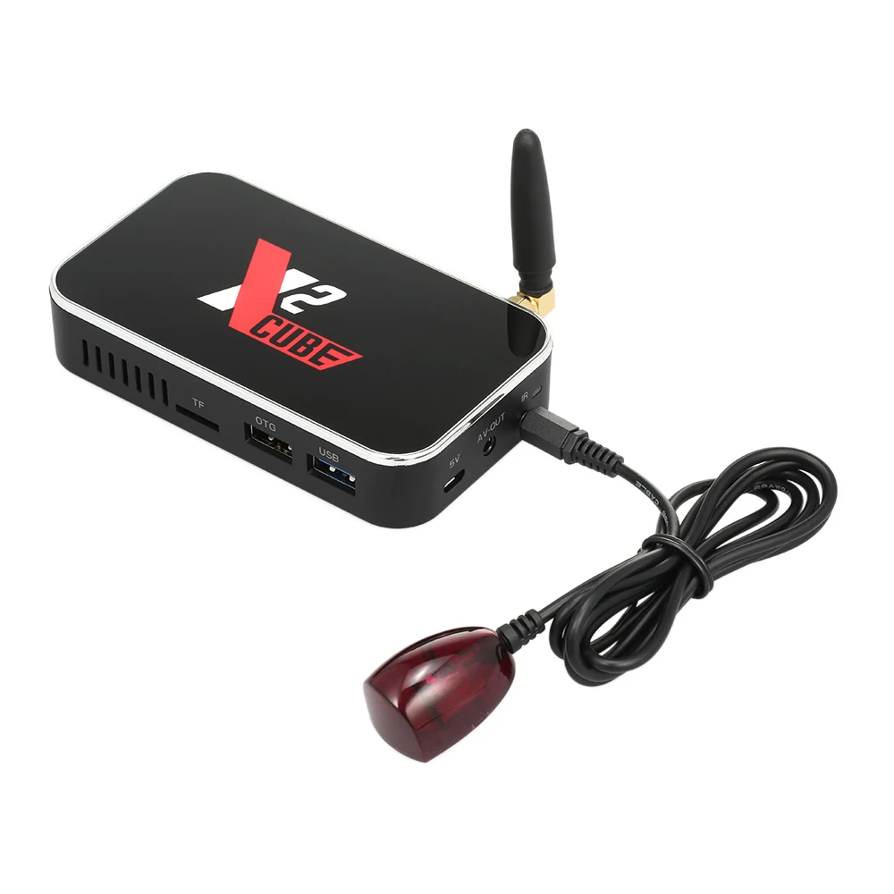 ТВ приставка X2 CUBE Smart Android 9 0 4K медиаплеер Amlogic S905X2 2 Гб LPDDR4 16 ГБ EMMC 4G/5G Wi Fi 1000 м