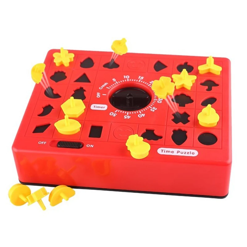 

Children Fun Board Games Timing Time Matching Puzzle for Early Education Parent-Child Educational Toys for Boy Gifts