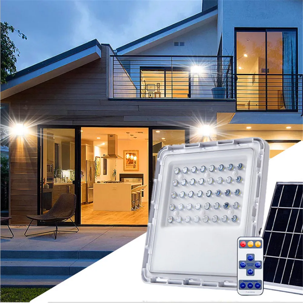 Светодиодный уличный фонарь на солнечной батарее водонепроницаемый светильник