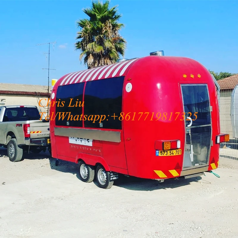 Коммерческий передвижная Кофейня грузовик Передвижной Прицеп-кухня уличный