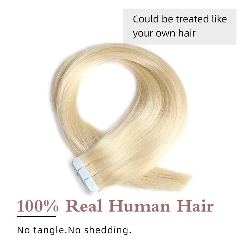 QHP волосы Remy человеческие для наращивания 2g/stand 20шт./упак. лента в волосах уток