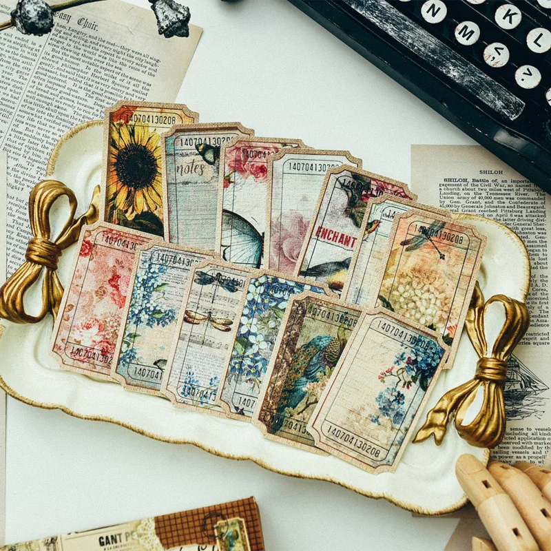 Винтажные бирки для скрапбукинга 80 шт./компл. карточка планировщика | Дом и сад